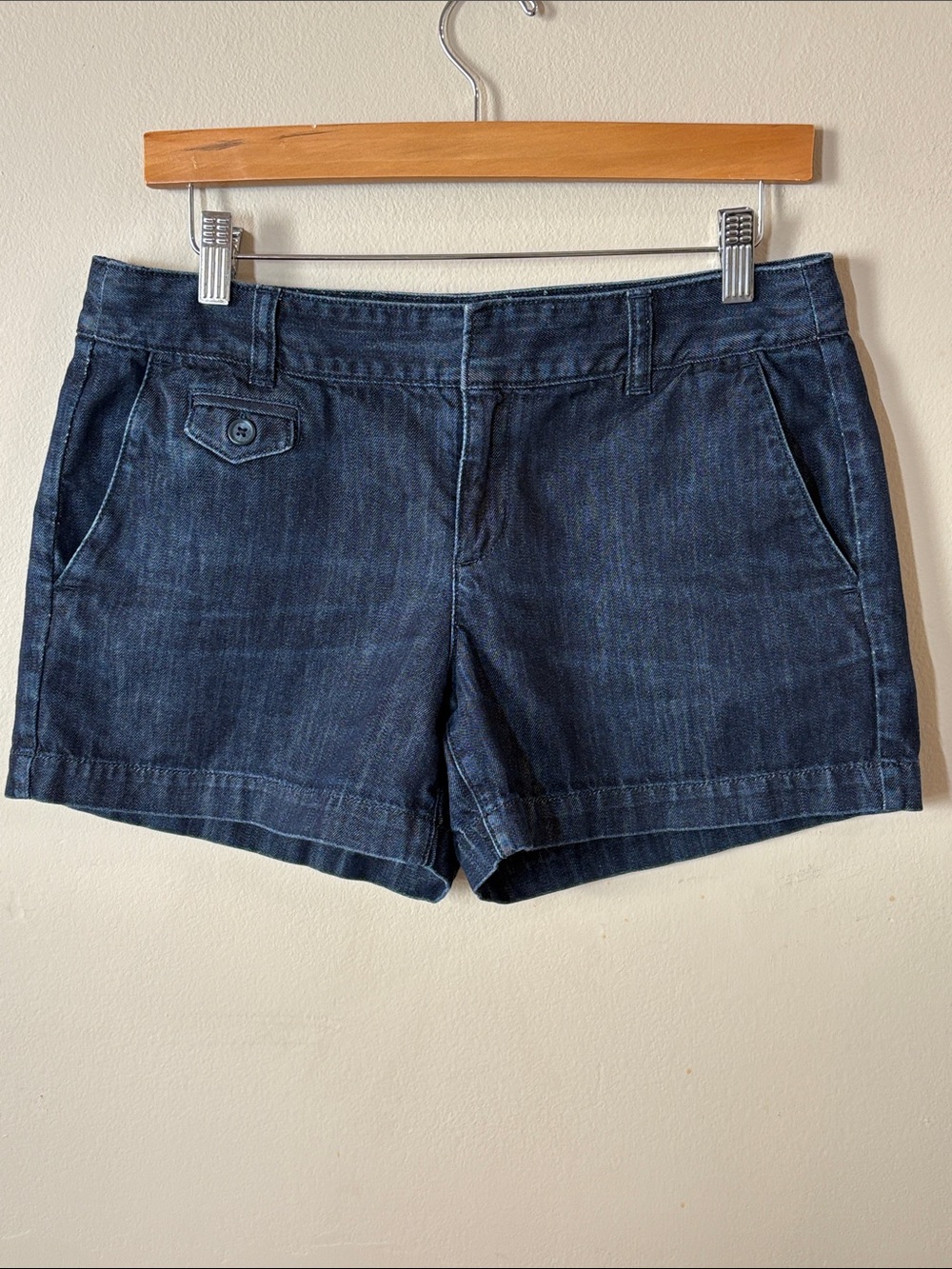 LOFT Denim Pocket-Detail Jean Shorts